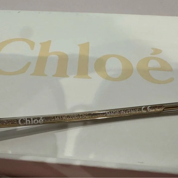 Brand new Chloe UV protection Sunglasses with Metallic Frames